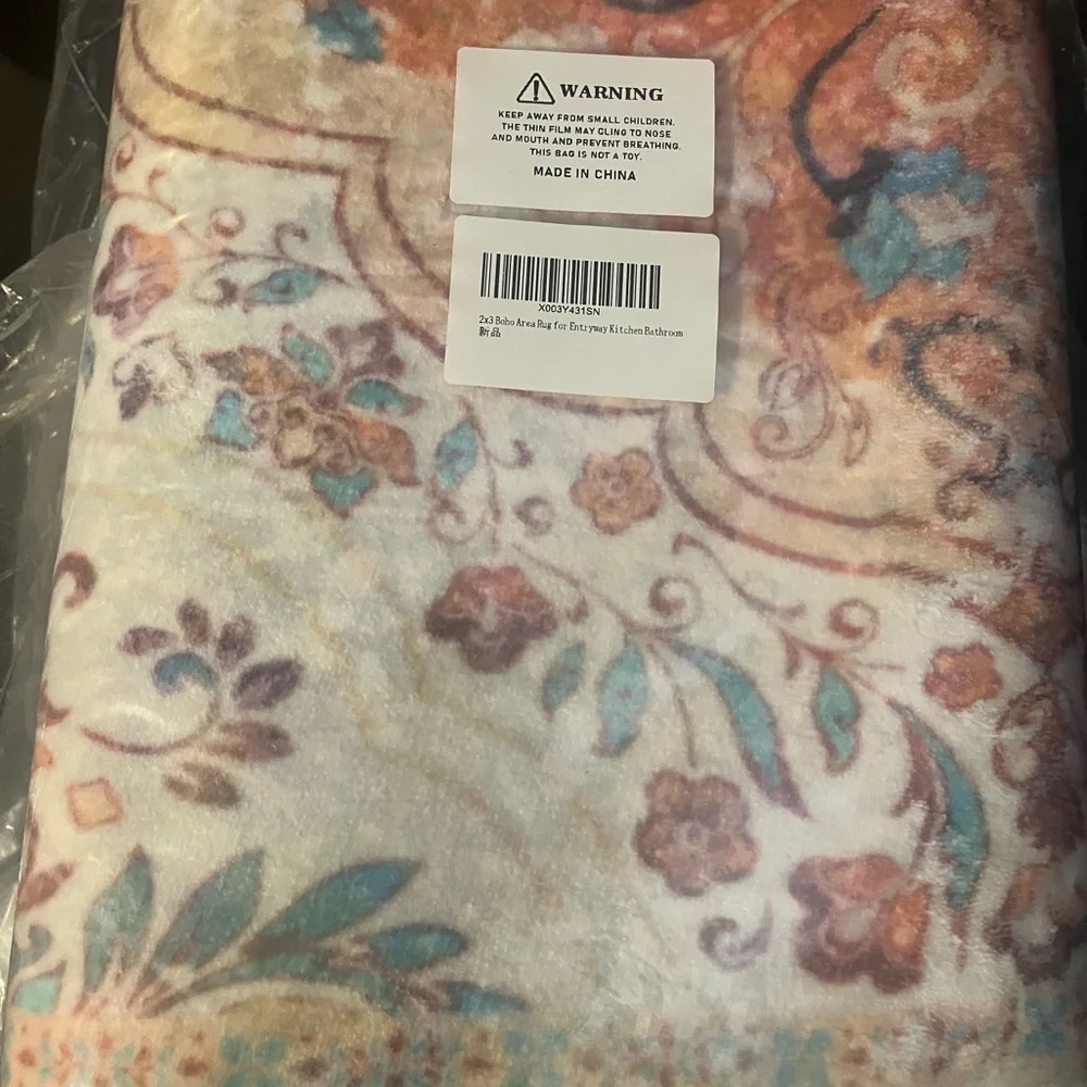 New- BOHO Area Rugs 2'x3' Kitchen Rugs Entry Rug Small Rug